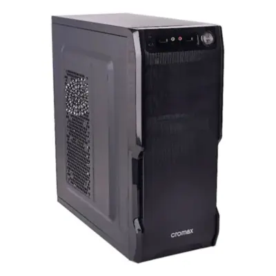 Gabinete Cromax Tecl Mou 2801 Mid Tower Fuente 600W Negro