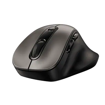 Detalles accesorios de Mouse Inalambrico Genius Ergo 9000S Champan Titanio 5 Botones