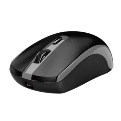 Mouse Inalambrico Genius Eco-8150 Recargable Negro/Gris