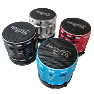 Detalles accesorios de Parlante Bluetooth 3 W Nisuta Nspa32B Plateado
