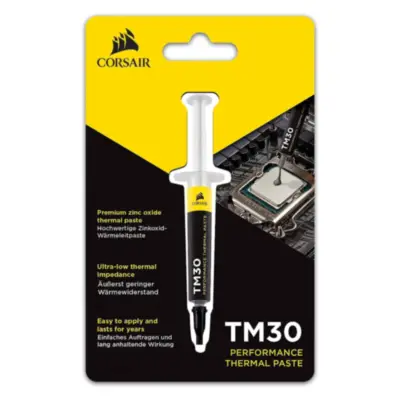 Detalles accesorios de Grasa Disipadora Termica Jeringa Corsair TM30 CT-9010001-WW