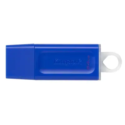 Vista lateral de Pendrive 64Gb Usb 3.2 Kingston Dtx Exodia Azul