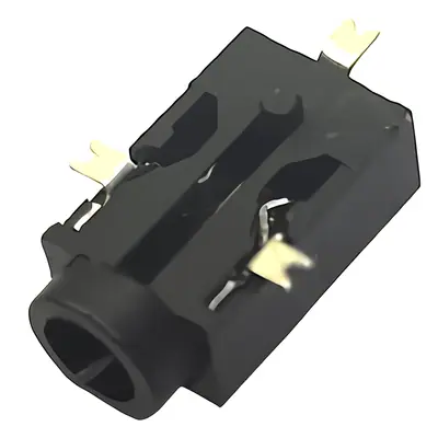 Vista lateral de Pin De Carga Para Notebook 2,5X0,7Mm Pin Central Dc-012D