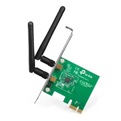 Vista lateral de Placa Red Pci-E Wifi N 300Mbps Tp-Link 2Ant 2Dbi Tl-Wn881Nd
