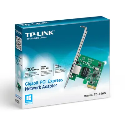 Detalles accesorios de Placa Red Pci-E 10/100/1000 Tp-Link Tg-3468 Ver 4.0