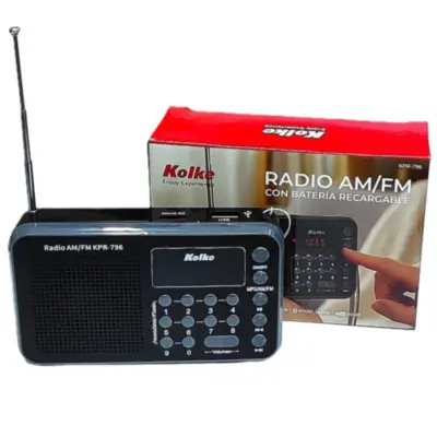 Radio Am/Fm Kolke KPR-796 Usb Recargable Mp3