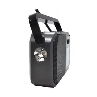 Vista lateral de Radio Am/Fm Daihatsu D-Rp61 Usb/Pila + Recargable Bluetooth Mp3