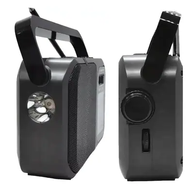 Vista lateral de Radio Am/Fm Daihatsu D-Rp62 Usb Recargable / Pila Bluetooth Mp3