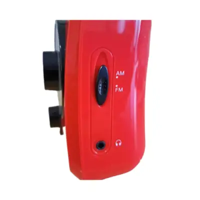 Detalles accesorios de Radio Am/Fm 220V Y Pilas Daihatsu D-Rp400 Roja