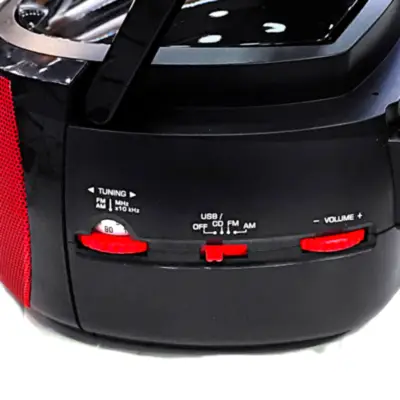 Detalles accesorios de Radio AM/FM Reproductor CD y MP3 Daihatsu D-C120USB 220V