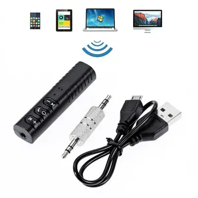 Receptor De Audio Via Bluetooth A Miniplug 3,5Mm Auxiliar 00-BT-450