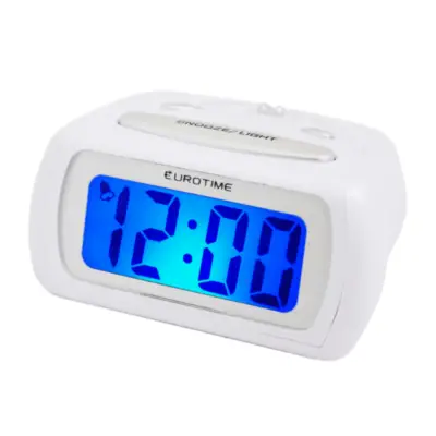 Reloj Despertador Eurotime 1618 Blanco