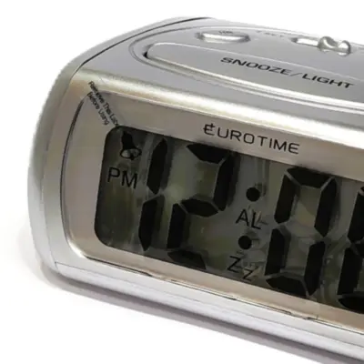 Detalles accesorios de Reloj Despertador Eurotime 1618 Plateado