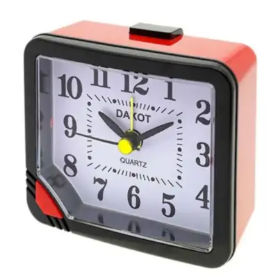 Reloj Despertador 4 agujas Dakot A11 Rojo vivo Negro