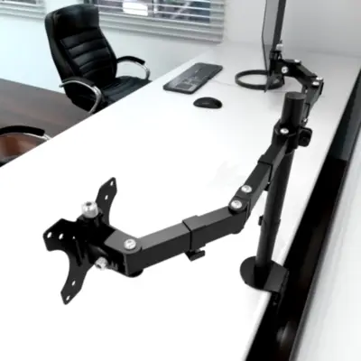 Detalles accesorios de Soporte Escritorio Monitorx2 Articulado Klip Xtreme Kpm-310