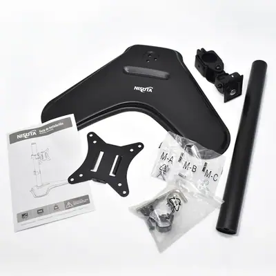 Vista lateral de Soporte Escritorio Monitor Nisuta Nssotved 17 A 32 Pulg 9Kg