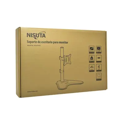 Detalles accesorios de Soporte Escritorio Monitor Nisuta Nssotved 17 A 32 Pulg 9Kg