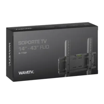 Vista lateral de Soporte Tv Pared 43 a 14 Pulg Max xxKg Fijo Wave 1150