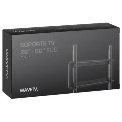 Detalles accesorios de Soporte Tv Pared 60 a 26 Pulg Max 35Kg Fijo
