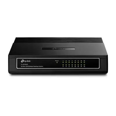 Vista lateral de Switch 16 Puertos 10/100 Tp-Link Tl-Sf1016D