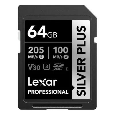 Memoria SD 64Gb Lexar SDXC SILVER PLUS UHS-I