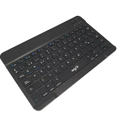 Teclado Nisuta Bluetooth TE10B Espanol compacto y ultra delgado