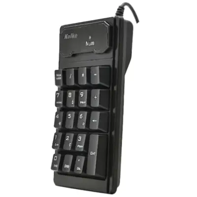 Detalles accesorios de Teclado Numerico Usb Kolke Ktn-101 18 Teclas Negro