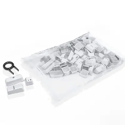 Teclas P/ Reemplazar Teclado Mecanico Blancas (Juego De 108 Teclas)
