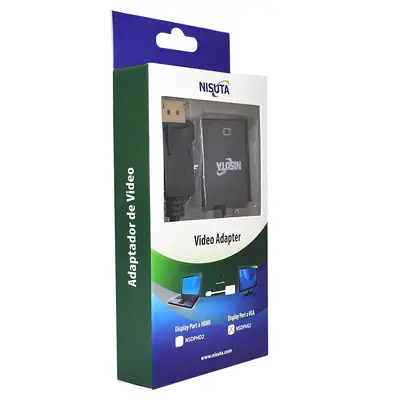 Detalles accesorios de Adaptador Conversor Displayport Macho / Vga Hembra 15 Cm