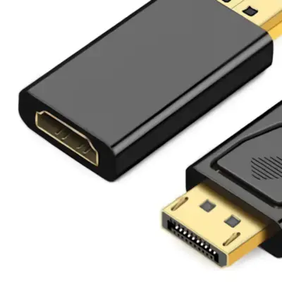 Detalles accesorios de Adaptador Conversor Displayport Macho / Hdmi Hembra Compacto