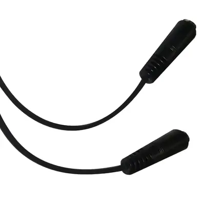 Detalles accesorios de Divisor Splitter Miniplug 3,5 Estereo Macho A 2 Miniplug 3,5 Estereo Ficha Compacta