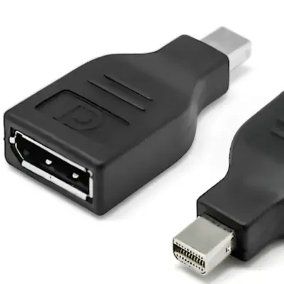 Detalles accesorios de Adaptador Mini Displayport Macho / Displayport Hembra