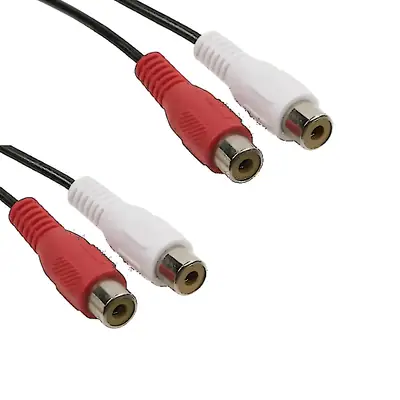 Cable Rca Doble Hembra-Hembra 1,8 Mts Estandar