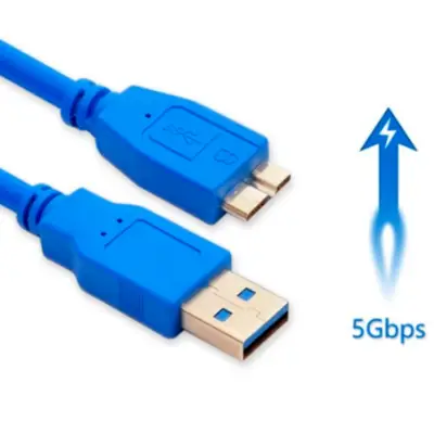 Detalles accesorios de Cable Usb 3.0 A Macho / Micro-Usb-B Macho 1,5 Mts Azul