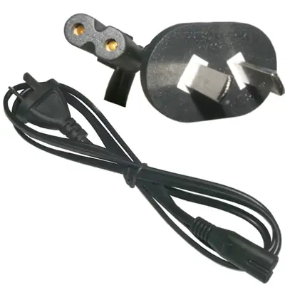 Detalles accesorios de Cable Poder Alimentacion 220V Tipo Ocho S/Tierra 1,5 Mts