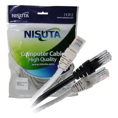 Detalles accesorios de Cable De Red Patchcord Rj45 3 Mts Cat 5E Nisuta