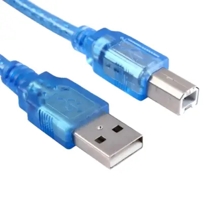Vista lateral de Cable Usb 2.0 A/B Macho-Macho 4 Mts Blindado
