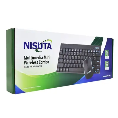 Detalles accesorios de Kit Teclado Y Mouse Nisuta Inalambrico Compacto Espanol