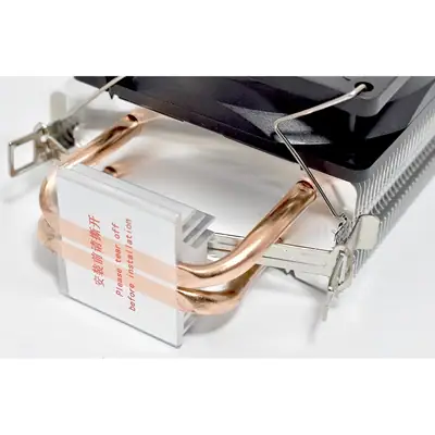 Vista lateral de Cooler Amd Am2 Am2+ Am3 Am4 K8 939 754 Sempron Phenom Athlon NSCOA1V4