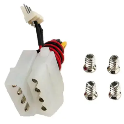 Detalles accesorios de Fan 120Mm Led Rojo 3Pin+Adpt 25Mm Espesor 1000Rpm Rulem Titan