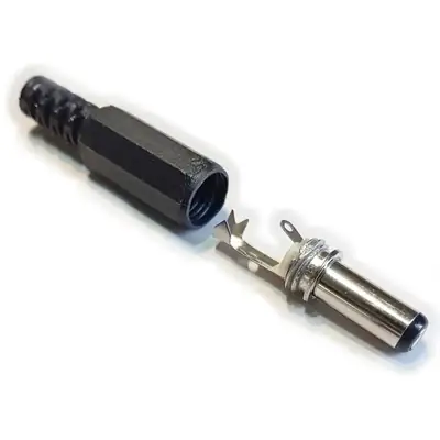 Vista lateral de Ficha Dc Hueco 5,5 X 2,5 X 14 Mm Plug Macho