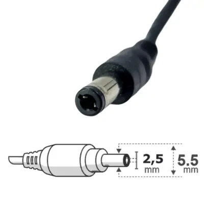 Detalles accesorios de Fuente Switching 12V 3A Con Ficha 5,5 X 2,5 Mm