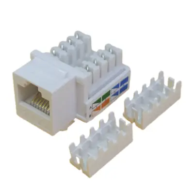 Detalles accesorios de Ficha Jack Rj45 Cat 6 Glc 110 Ce-4009 Blanco