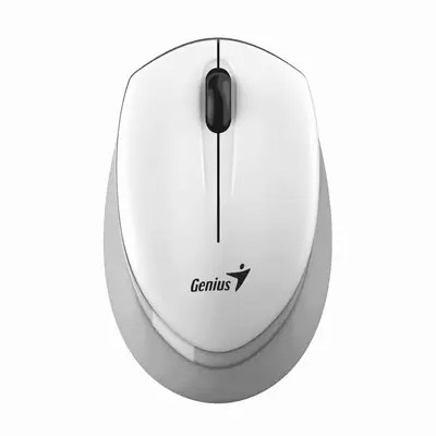 Vista lateral de Mouse Inalambrico Genius Nx-7009 Blueeye Blanco-Gris