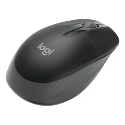 Vista lateral de Mouse Inalambrico Logitech M190 Negro