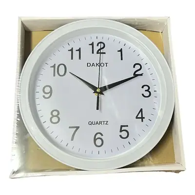 Detalles accesorios de Reloj Pared Agujas Redondo 25cm Blanco Dakot