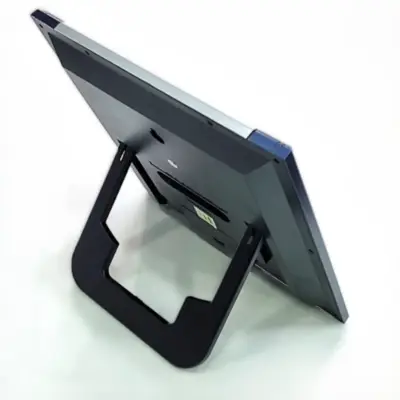 Vista lateral de Reloj Pared Digital Hora Fecha Temperatura Rectangular Kadio KD-3810