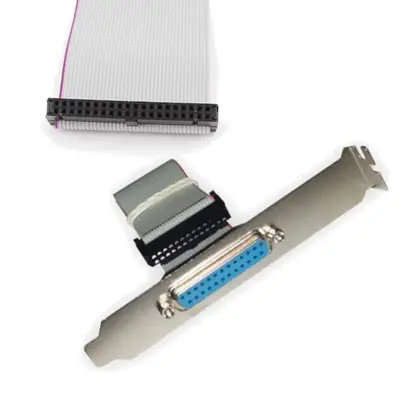 Detalles accesorios de Placa Slot Trasero Paralelo Con 1 Puertos Db25