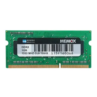 Memoria Sodimm Ddr3 1Gb 1333Mhz Memox
