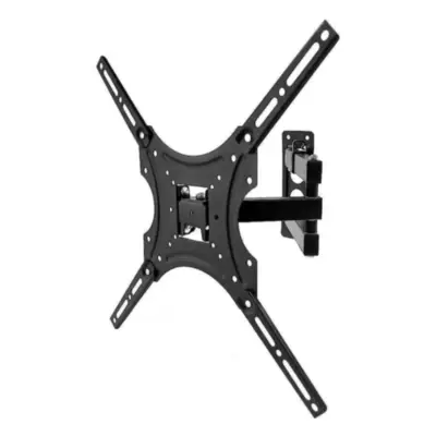 Vista lateral de Soporte Tv Pared 60 a 32 Pulg Max 25Kg Fijo Doble Brazo